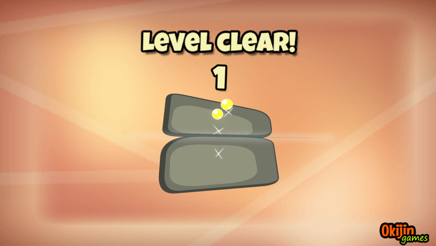 Ojello Game Level Clear Screenshot.
