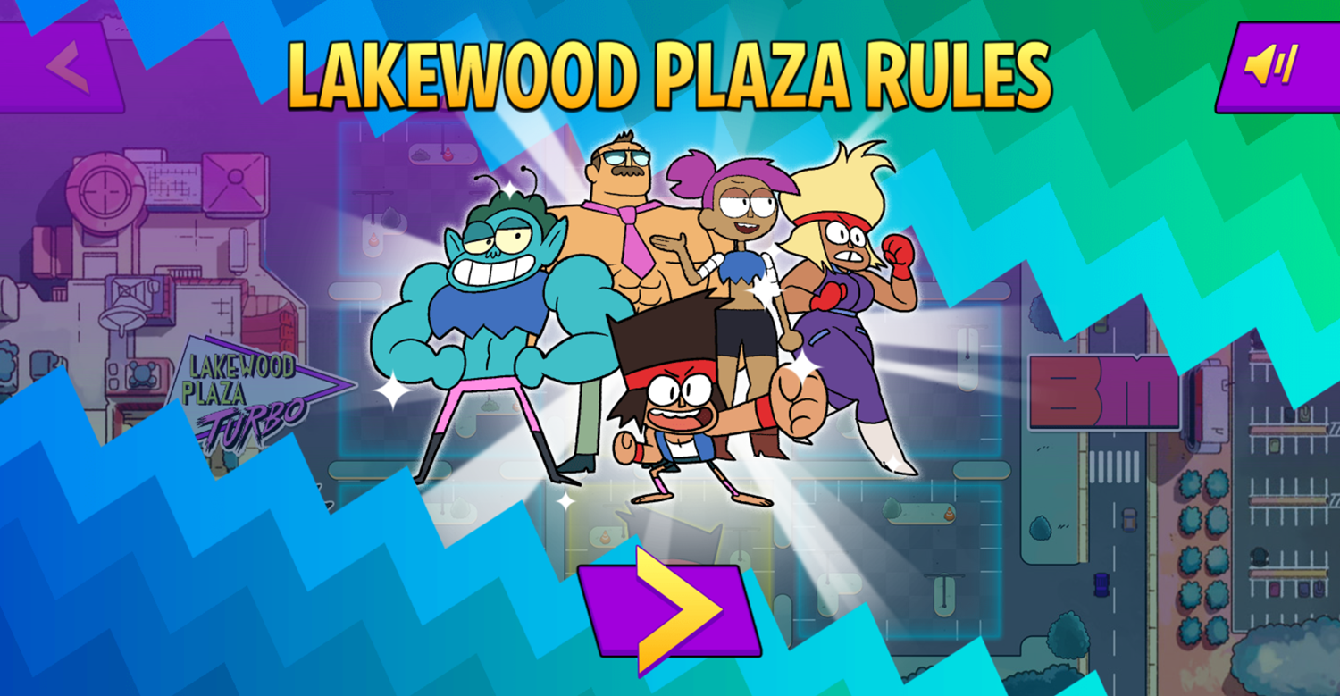 OK K.O. Let's Be Heroes Parking Lot Wars Lakewood Plaza Rules Screenshot.