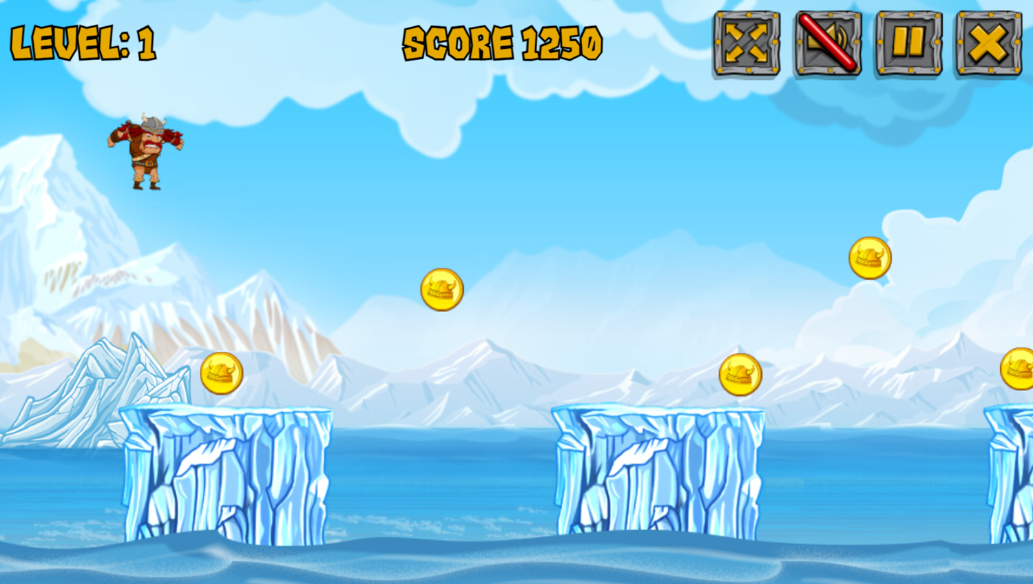 Olaf the Viking Game Play Screenshot.