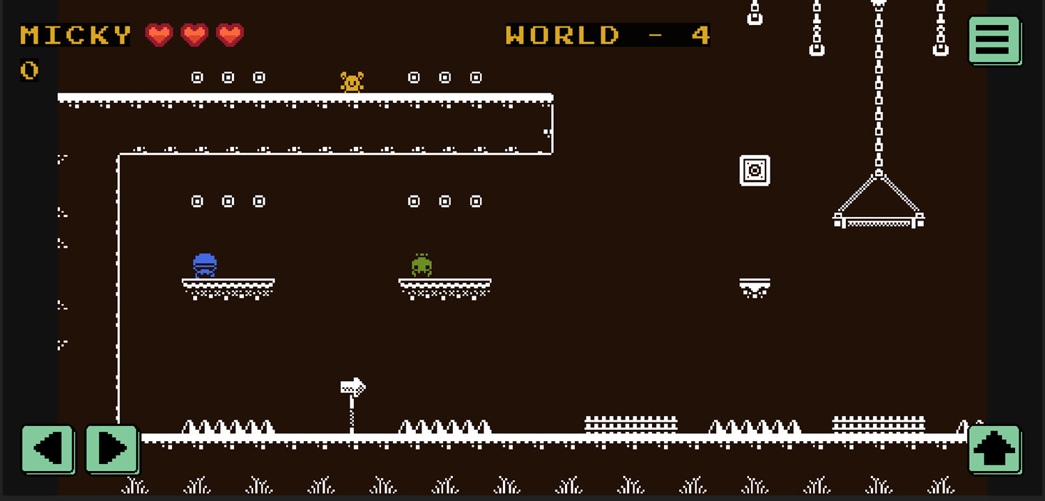 One Bit Platformer Game World 4 Screenshot.