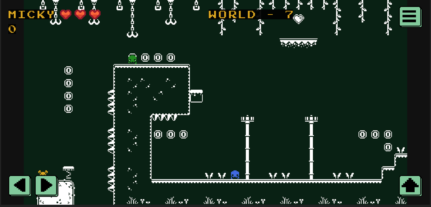 One Bit Platformer Game World 7 Screenshot.