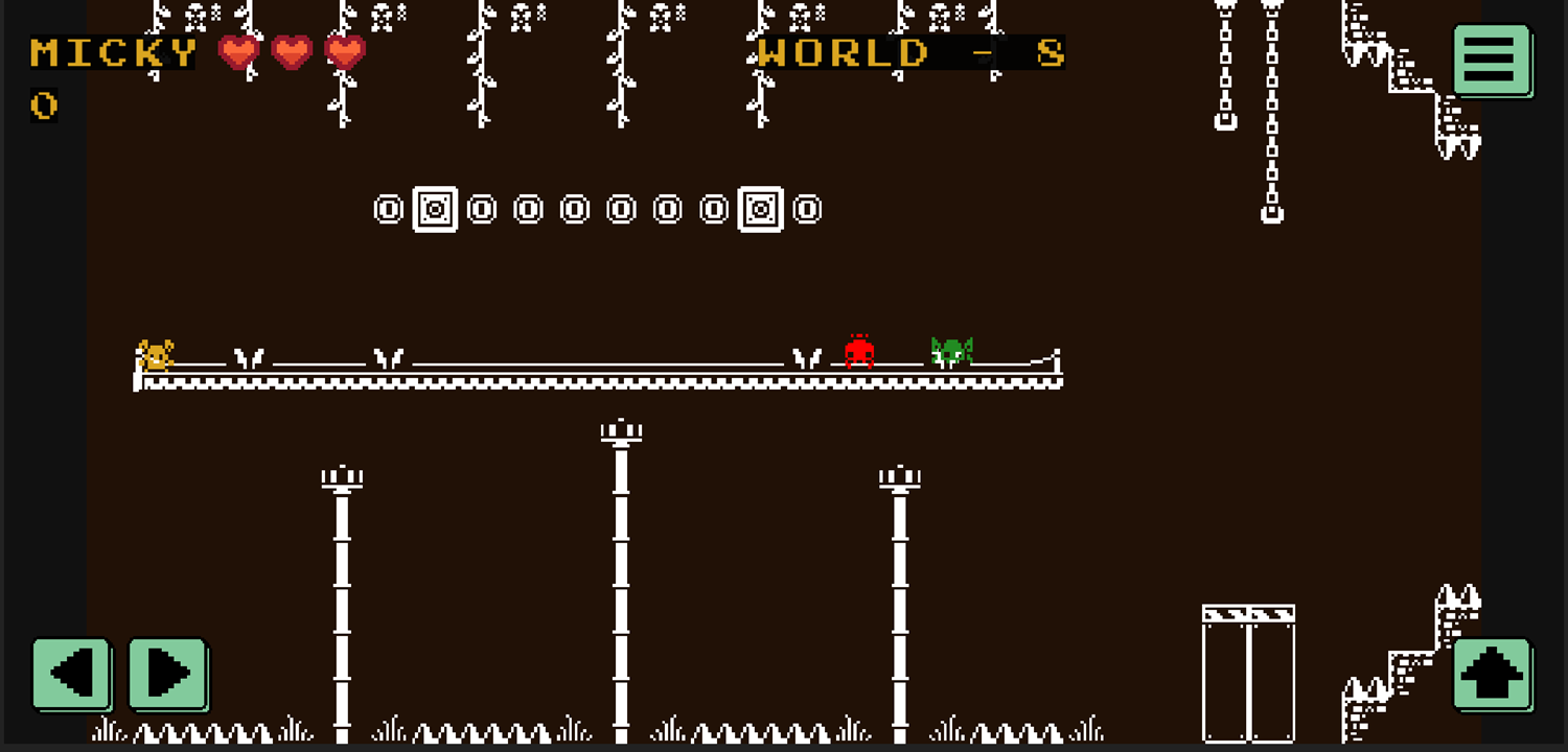 One Bit Platformer Game World 8 Screenshot.