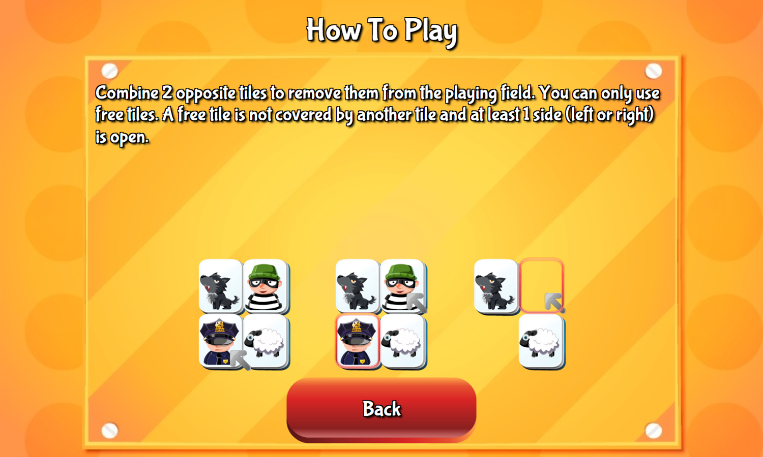 Opposites Attract Game How To Play Screenshot.