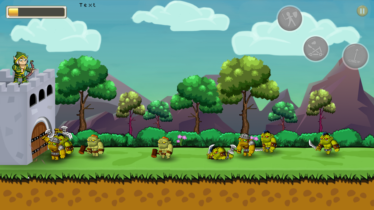 Orc Invasion Game Screenshot.