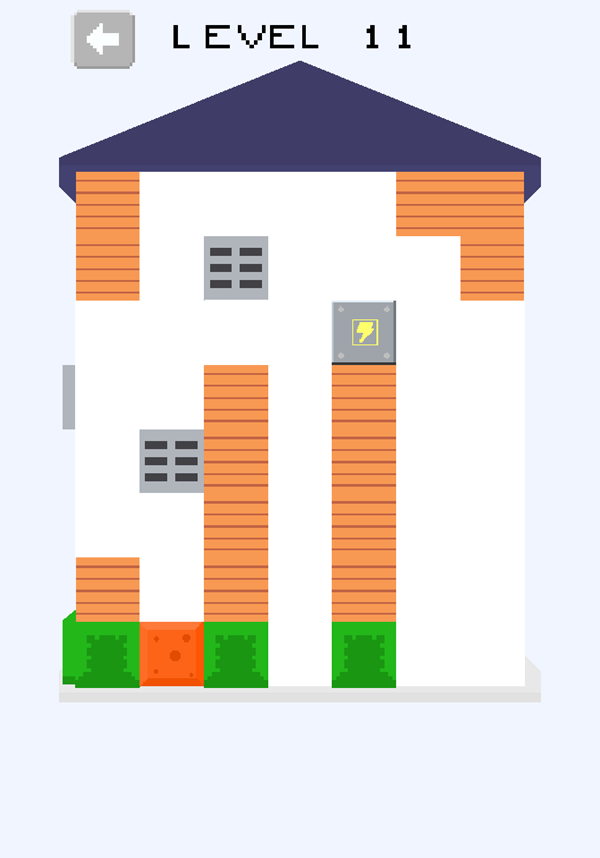 Paint the House Game Level Challenge Screenshot.