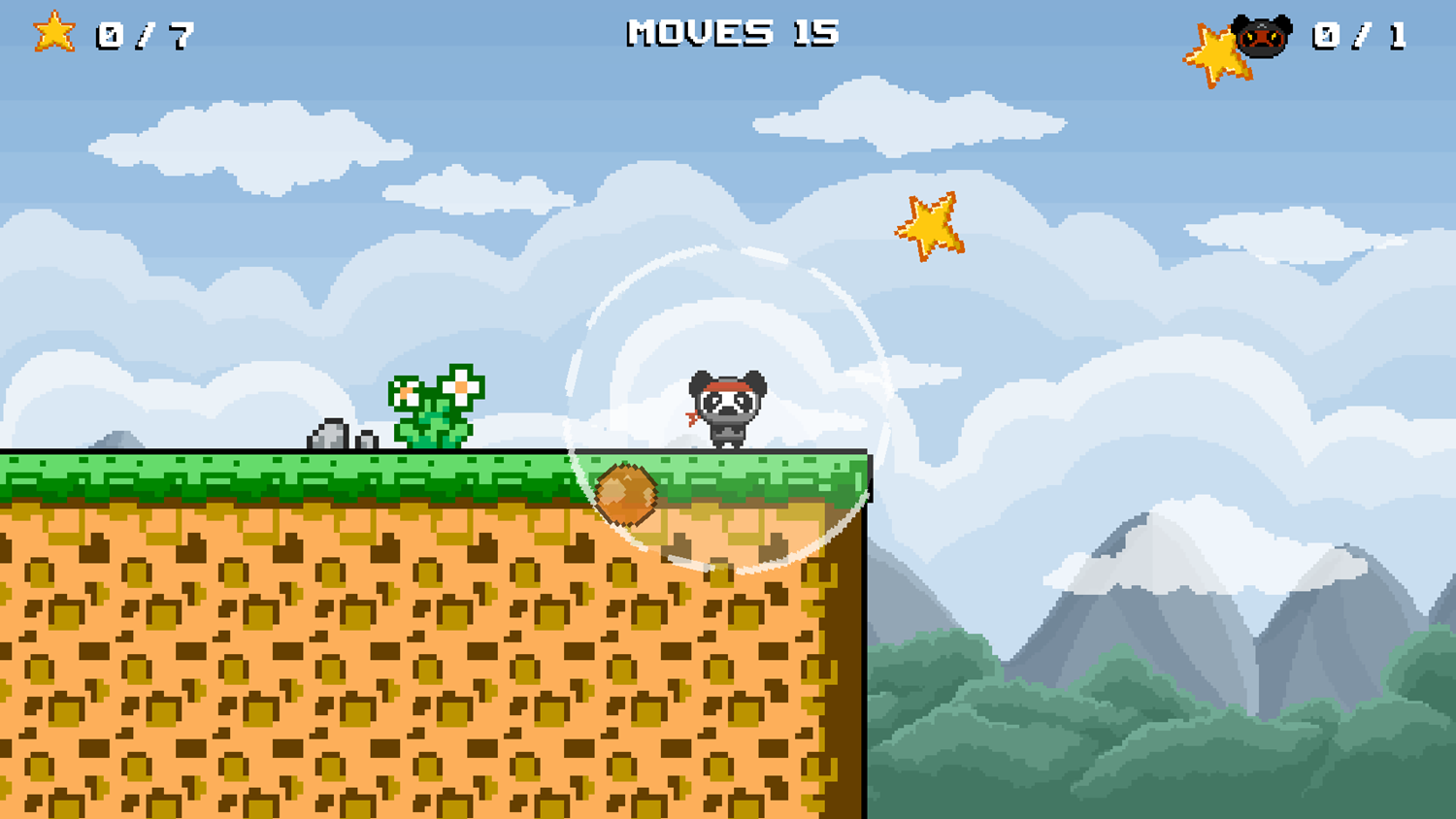 Panda Fight Game Start Screenshot.