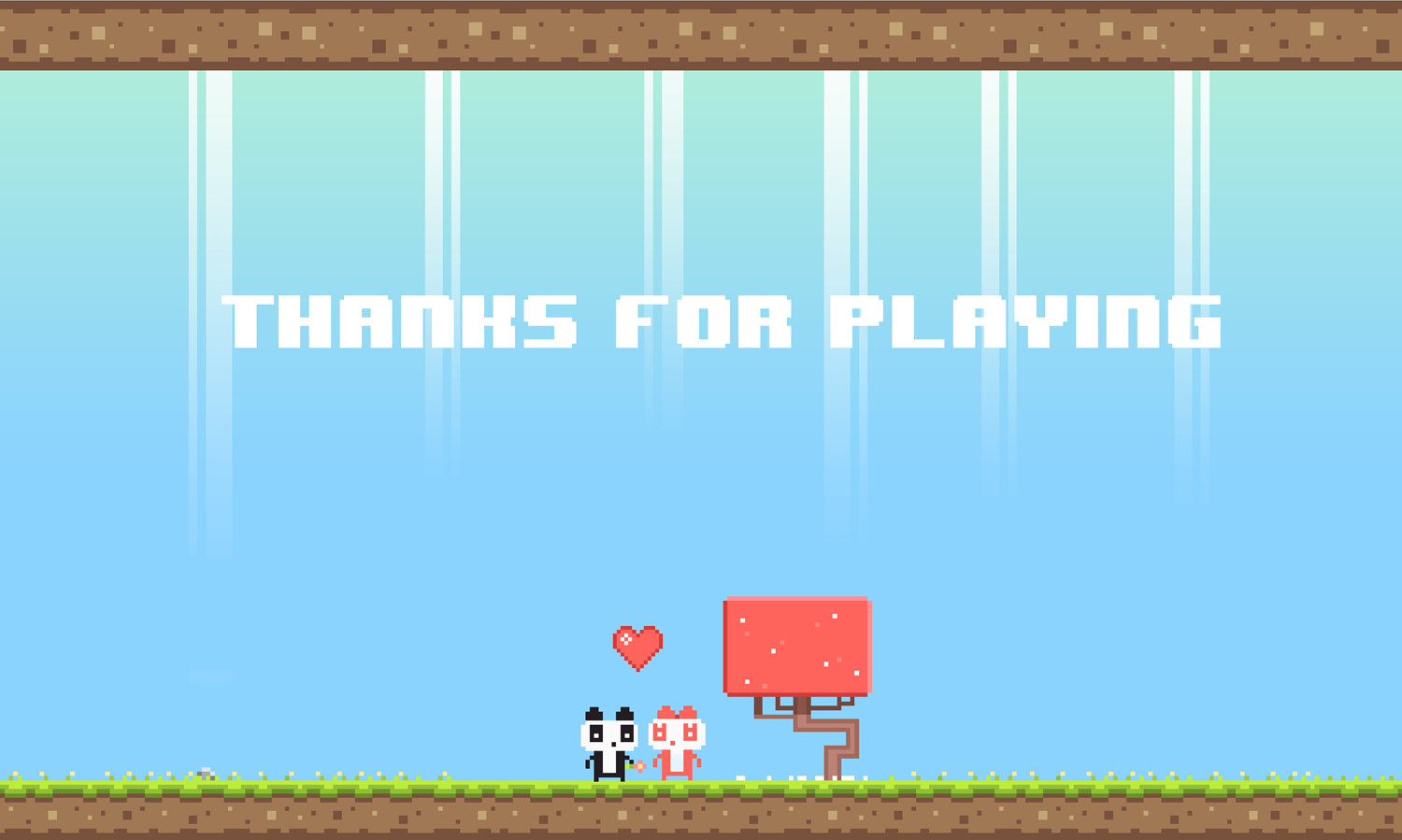 Panda Love Game Complete Screenshot.