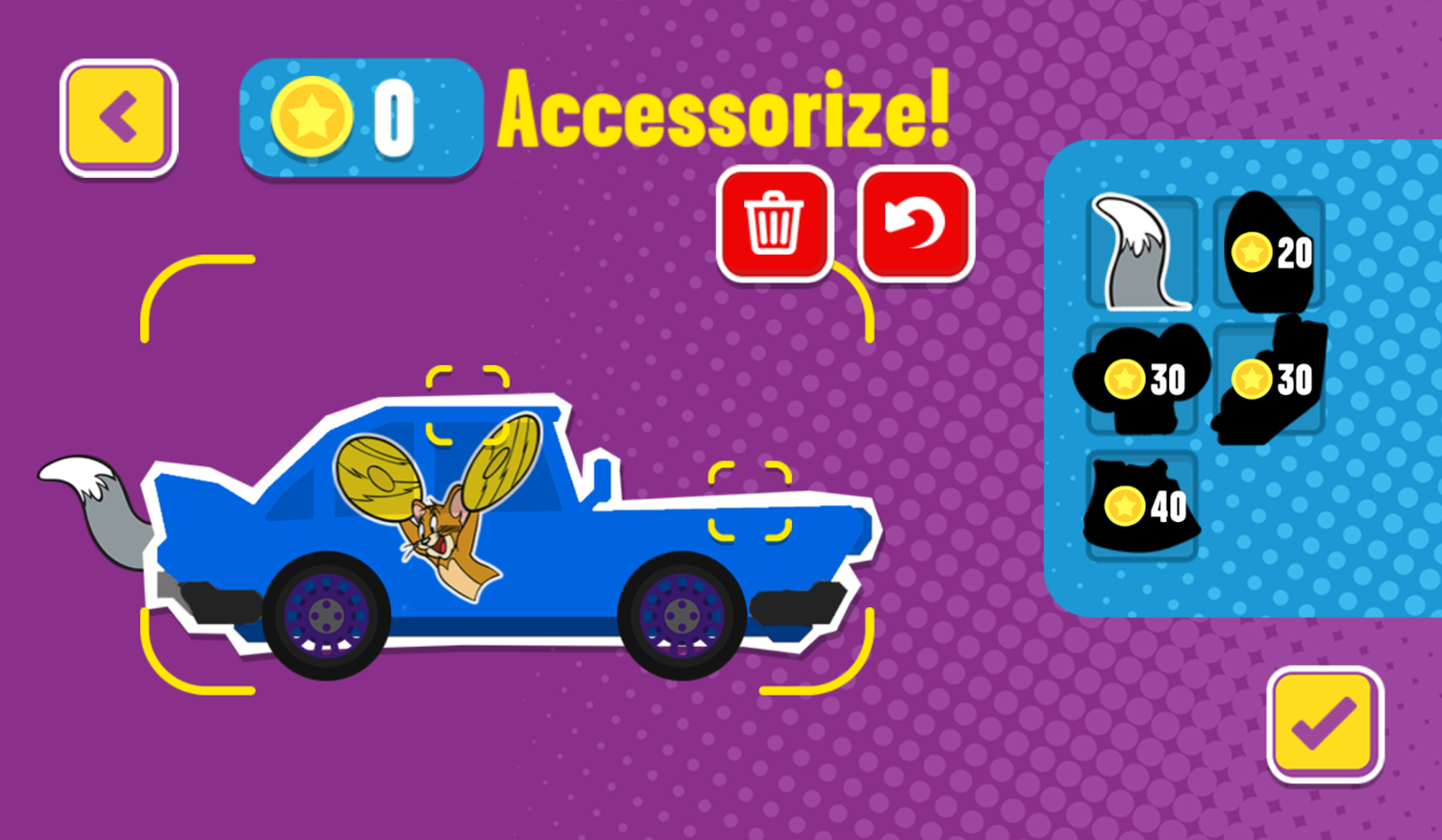 Paper Racers Game Accessorize Screenshot.