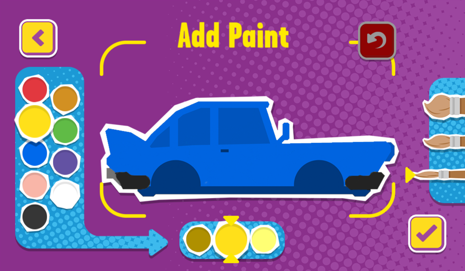 Paper Racers Game Add Paint Screenshot.