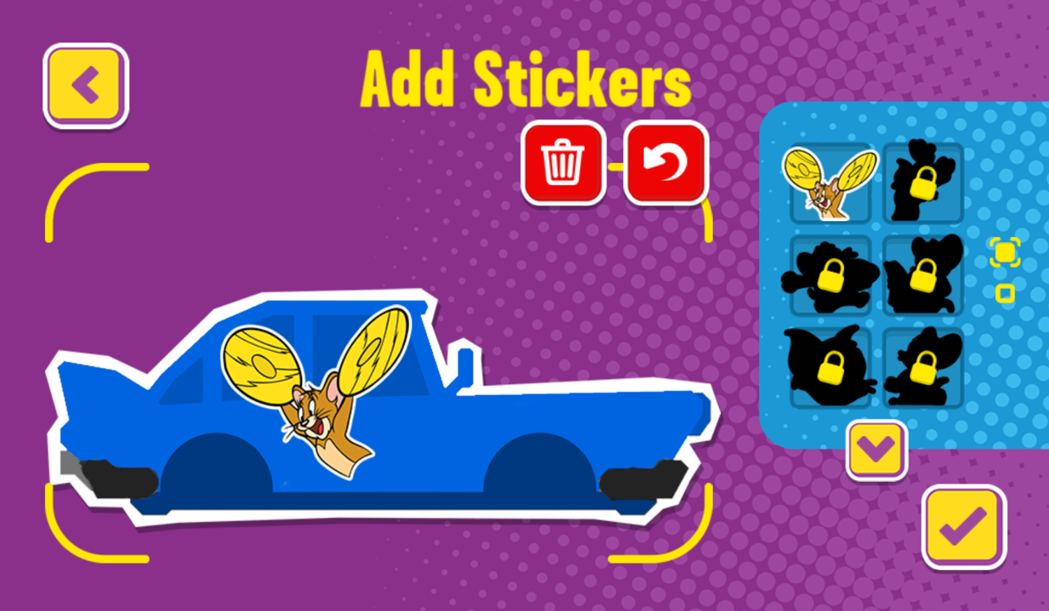 Paper Racers Game Add Stickers Screenshot.