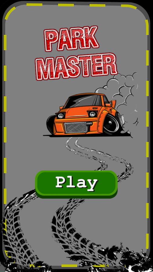 Park Master Game Welcome Screen Screenshot.