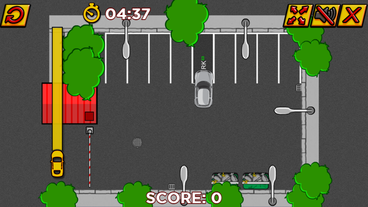 Park Your Car Game Level Play Screenshot.