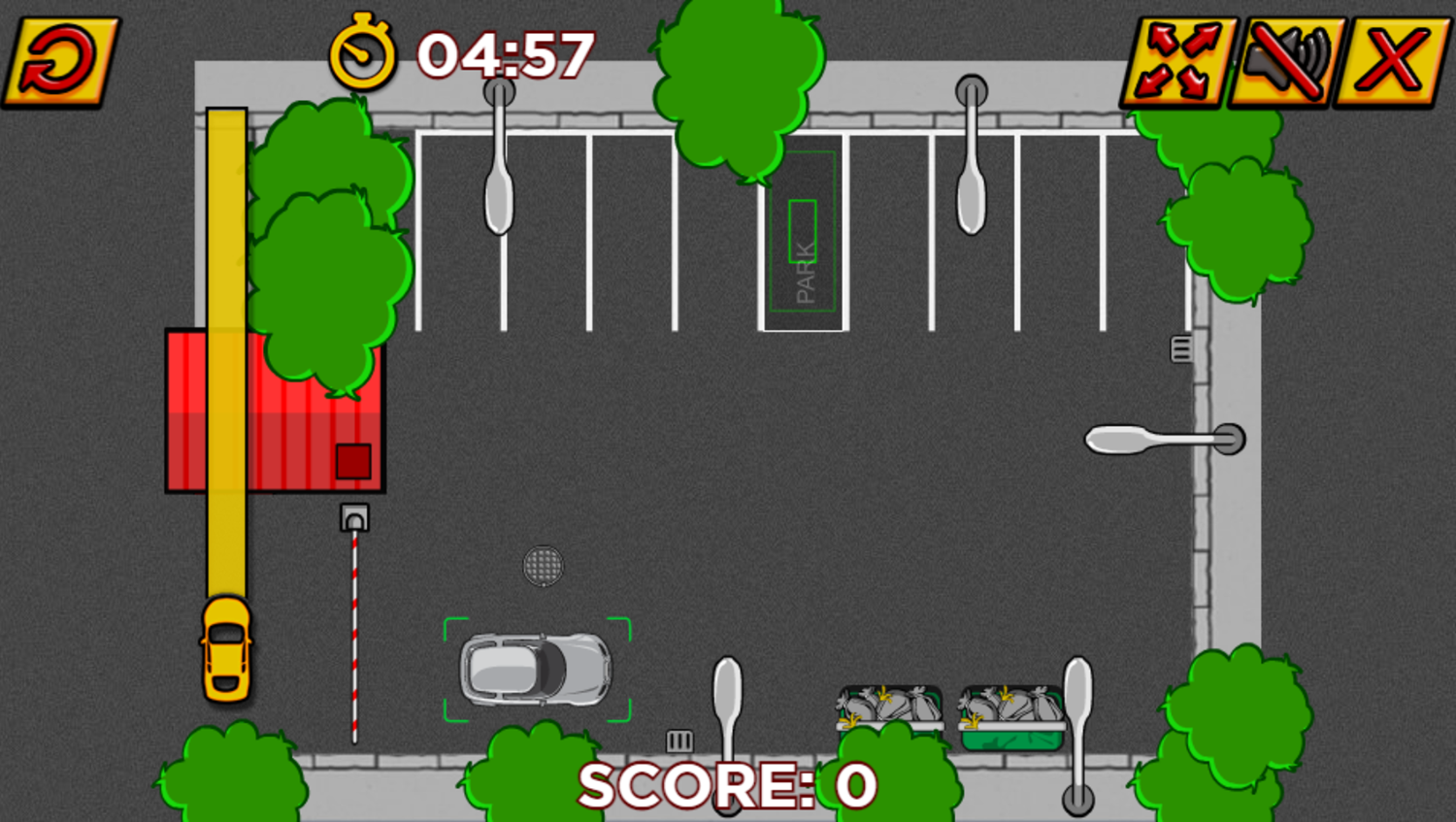 Park Your Car Game Level Start Screenshot.