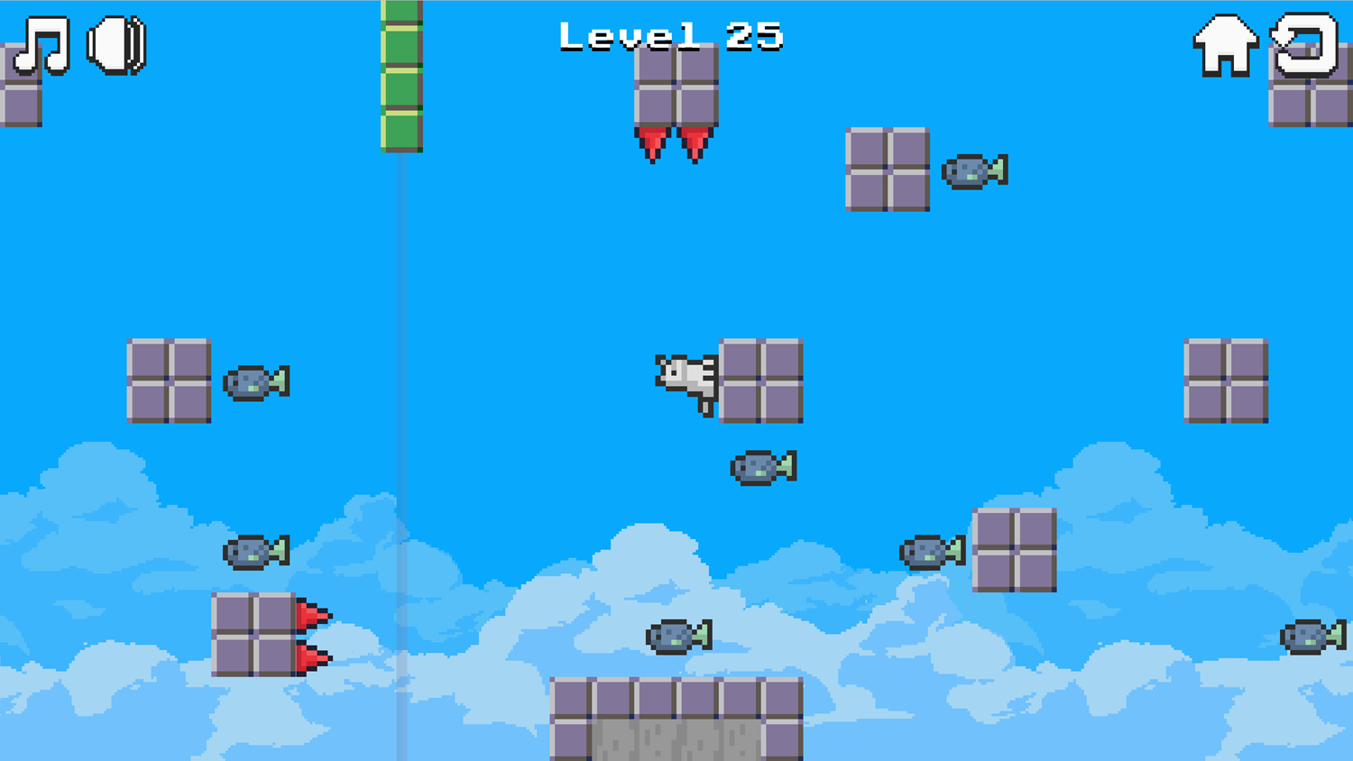 Paws and Claws Game Final Level Screenshot.