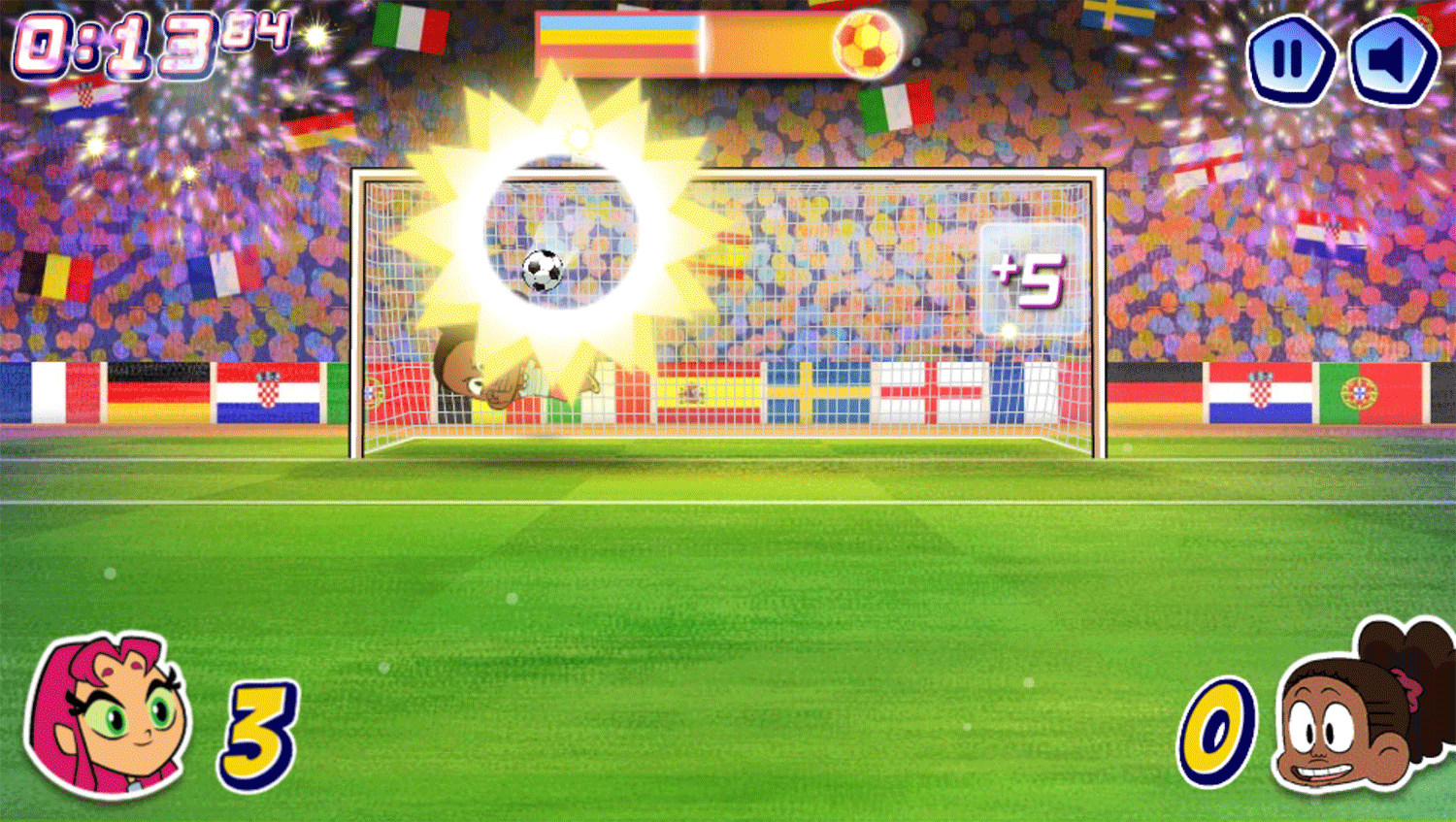 Penalty Power 2021 Game Shoot Screenshot.