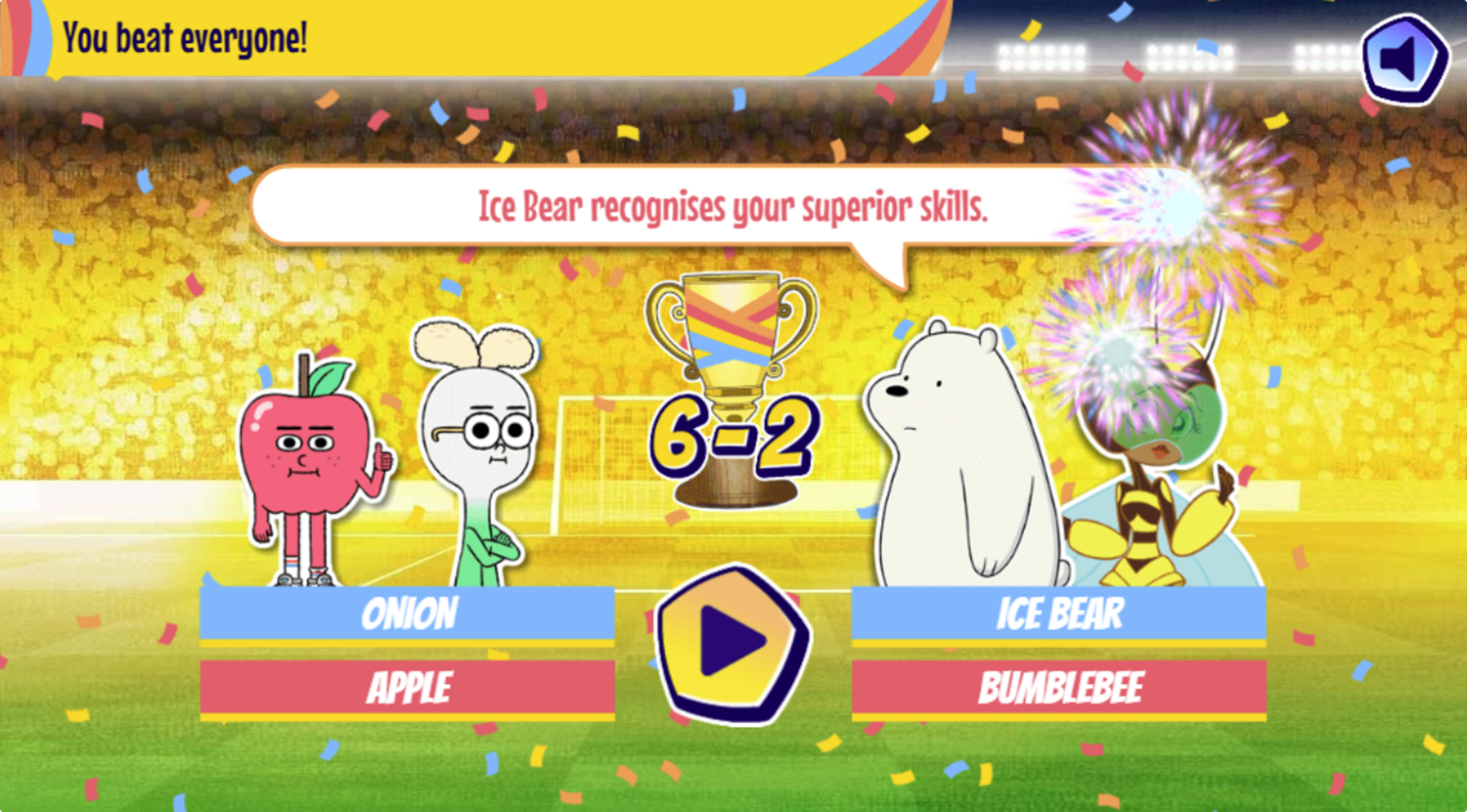 Penalty Power Game Beat Screenshot.