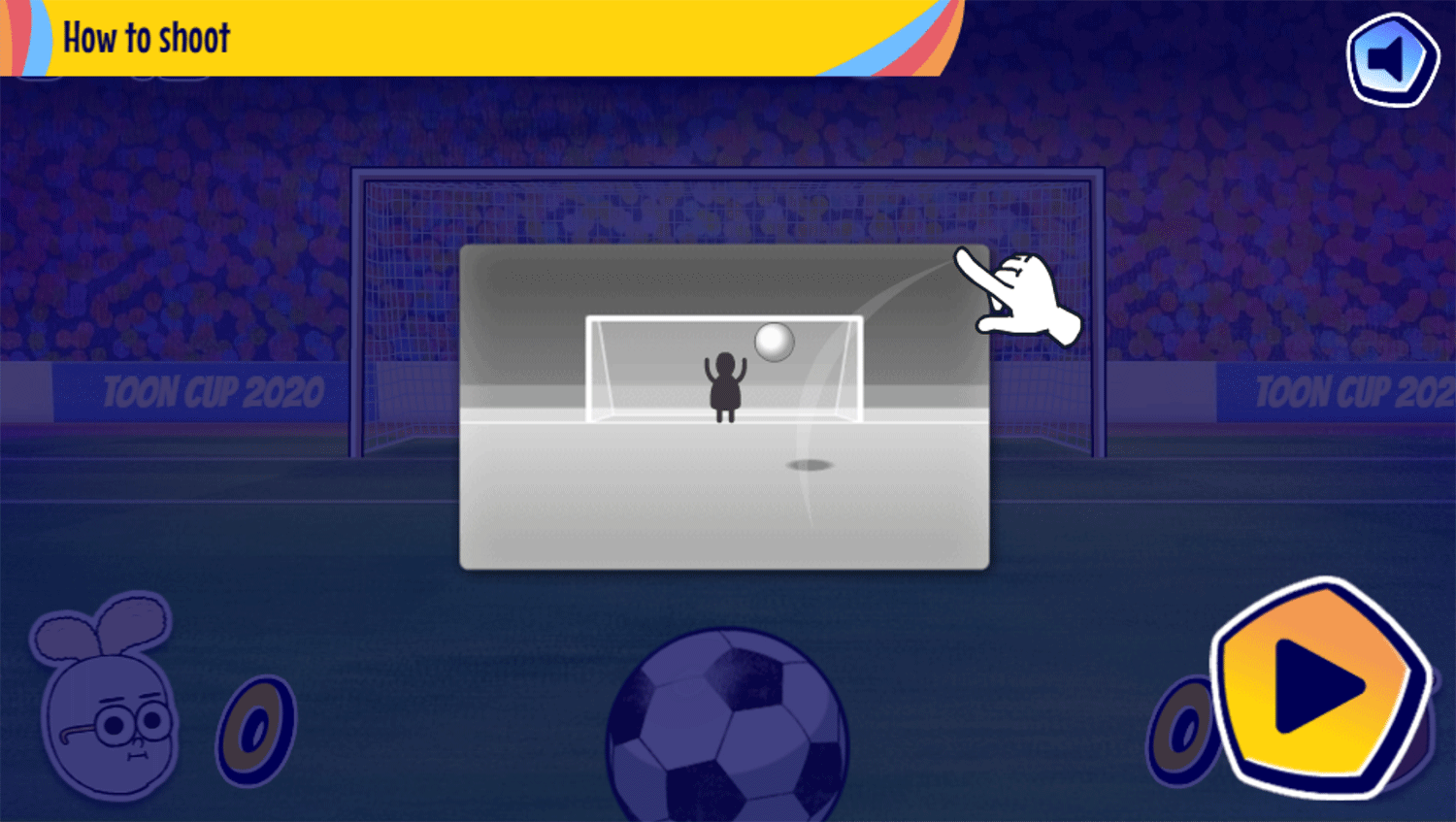 Penalty Power Game How To Shoot Screenshot.