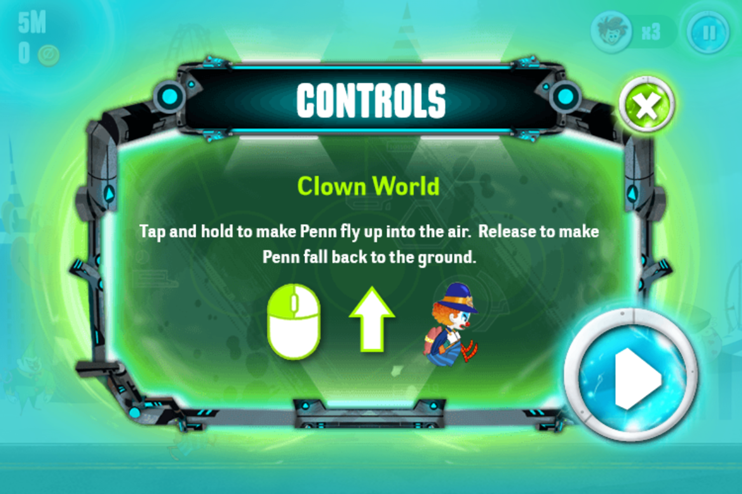 Penn Zero Part Time Hero Multiverse Mayhem Game Controls Screenshot.