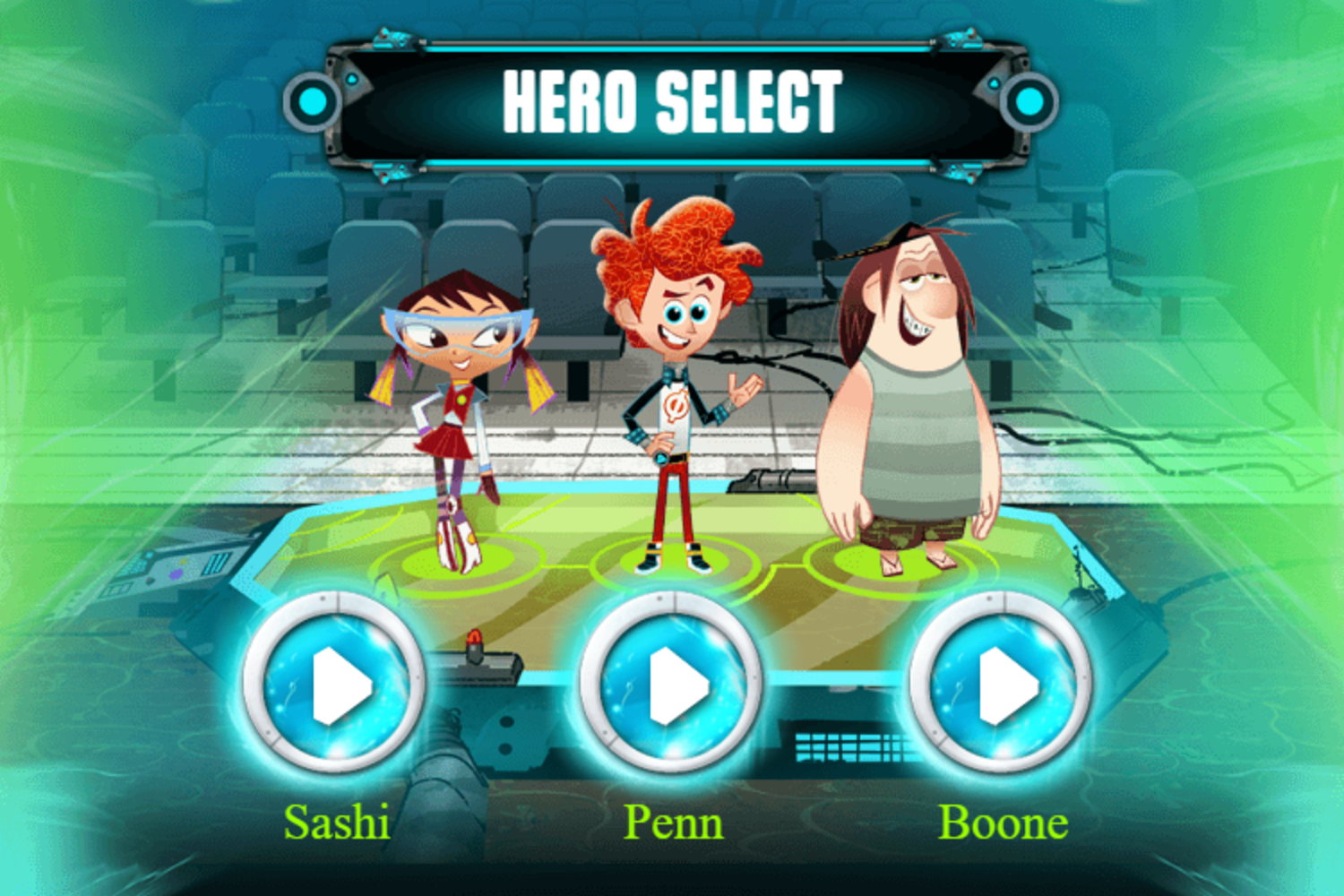 Penn Zero Part Time Hero Multiverse Mayhem Game Hero Select Screenshot.