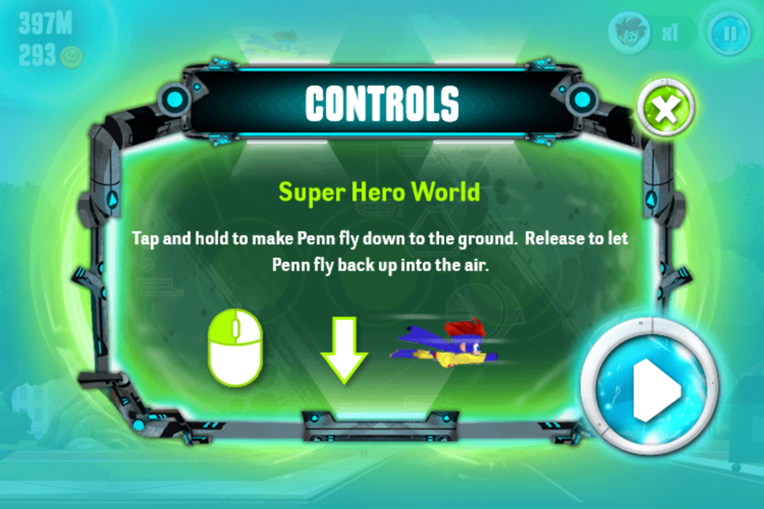 Penn Zero Part Time Hero Multiverse Mayhem Game Super Hero World How To Play Screenshot.