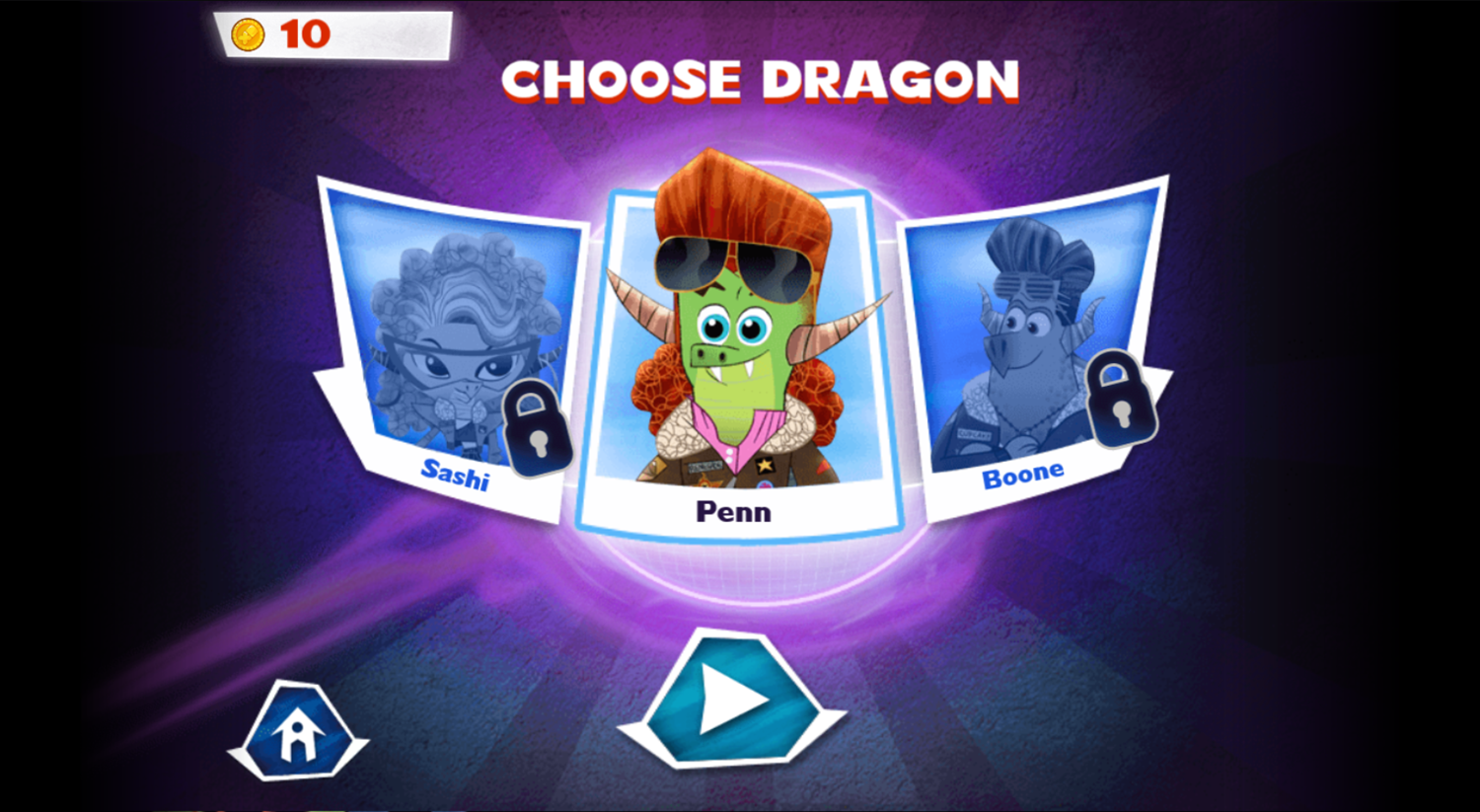 Penn Zero Part Time Hero Wingfire Academy Raid Game Choose Dragon Screenshot.