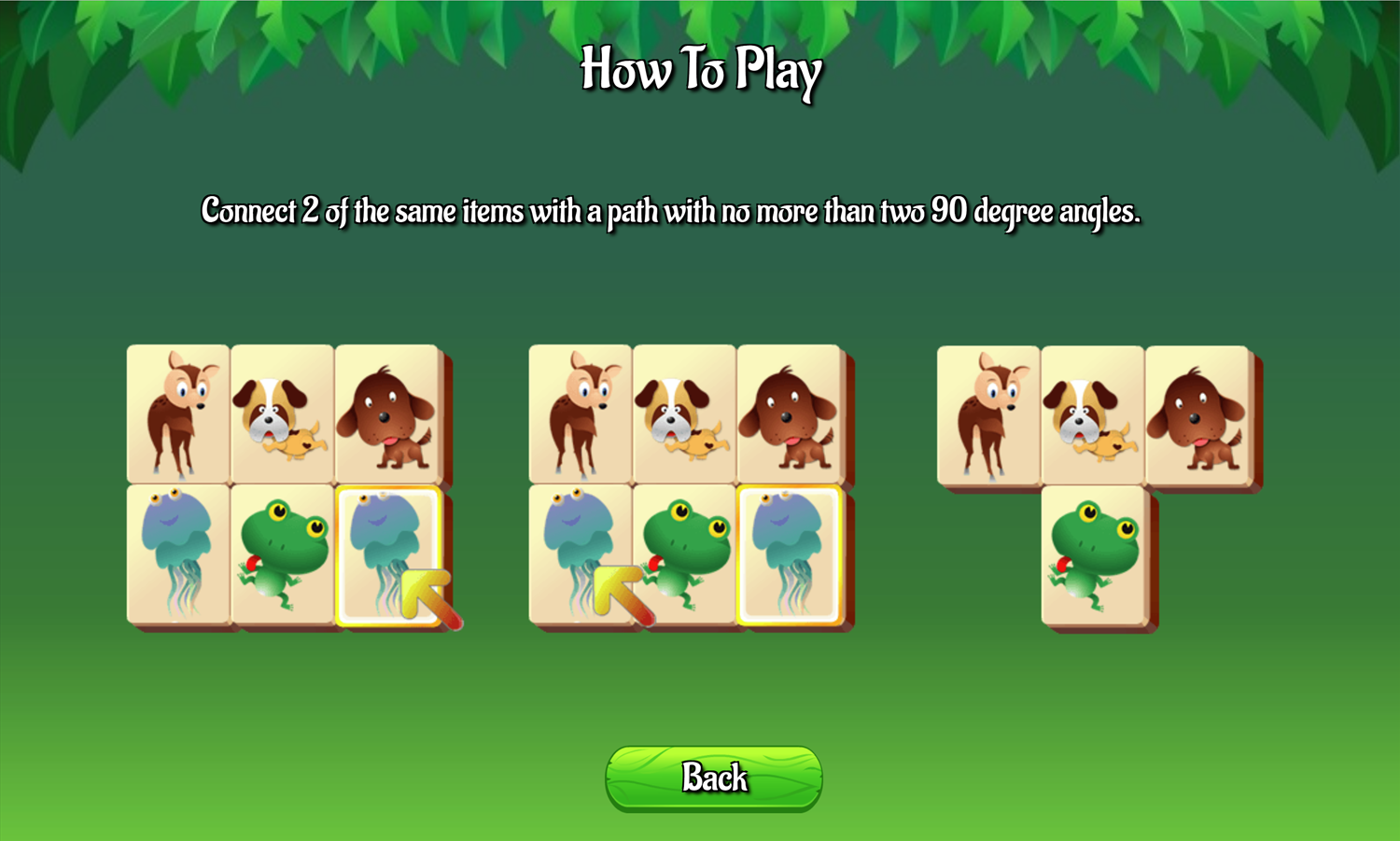 Pet Link Kids Game How to Play Screen Screenshot.