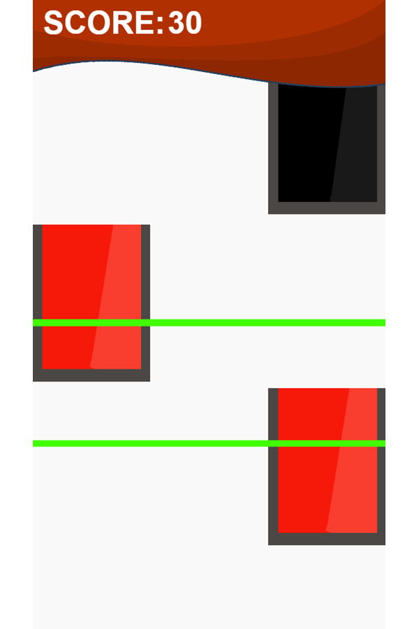 Piano Tiles Game Red Blocks Screenshot.