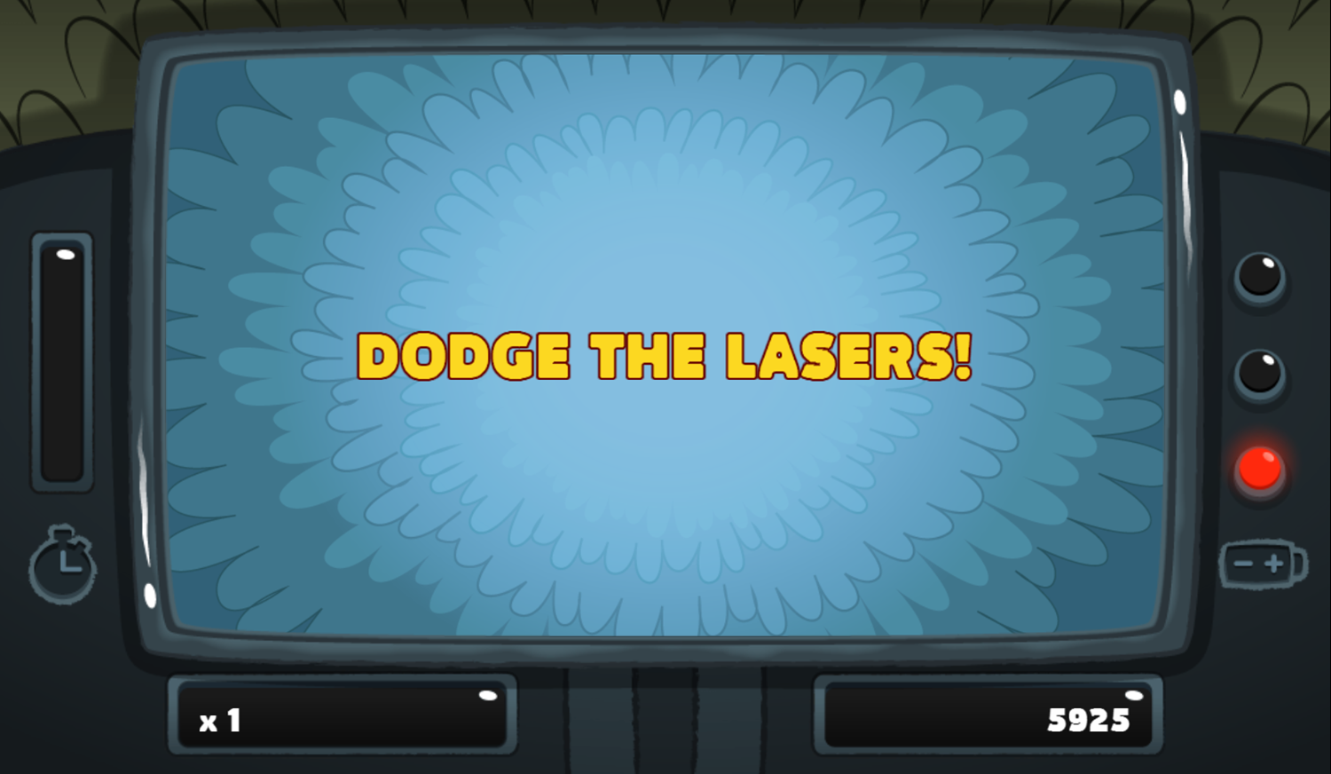 PGBC Game Lad Blitz Game Dodge The Lasers Screenshot.