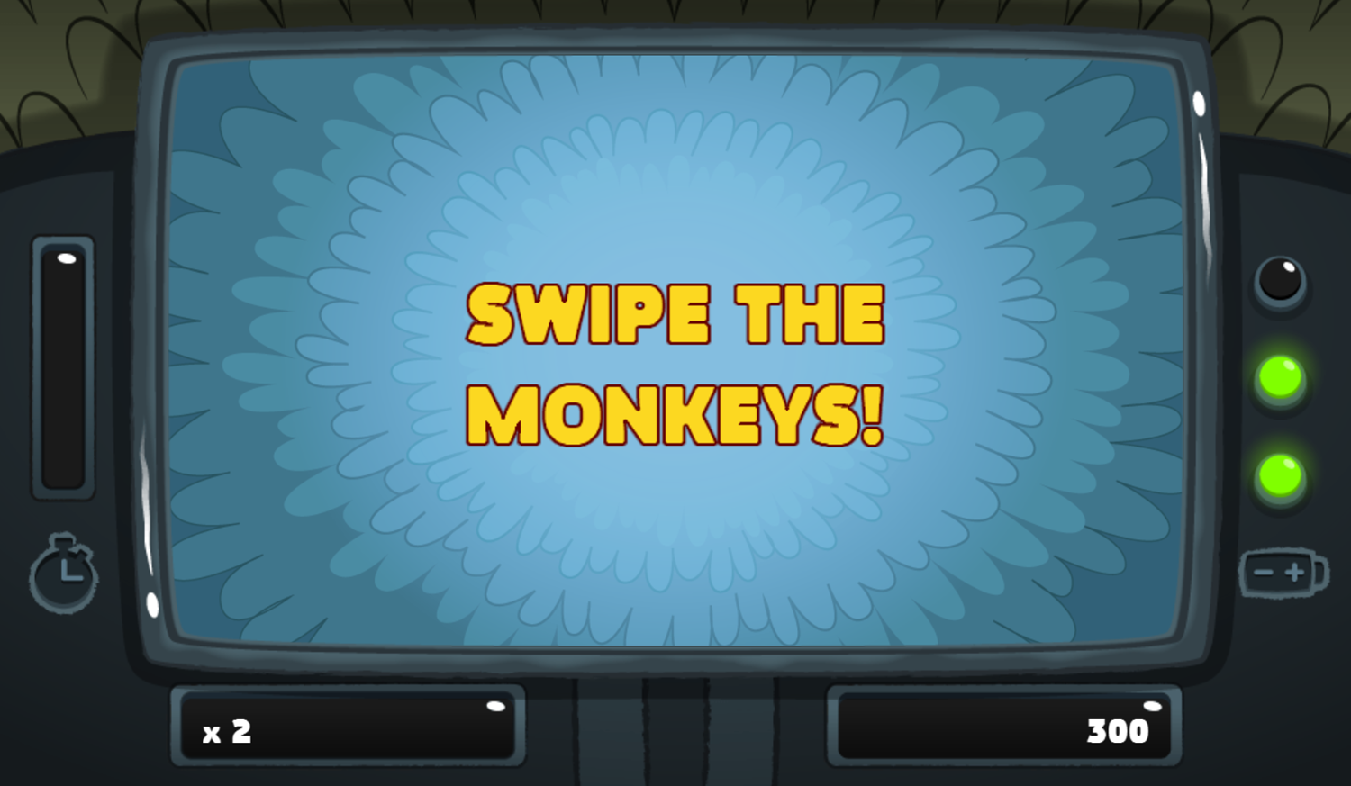PGBC Game Lad Blitz Game Swipe The Monkeys Screenshot.