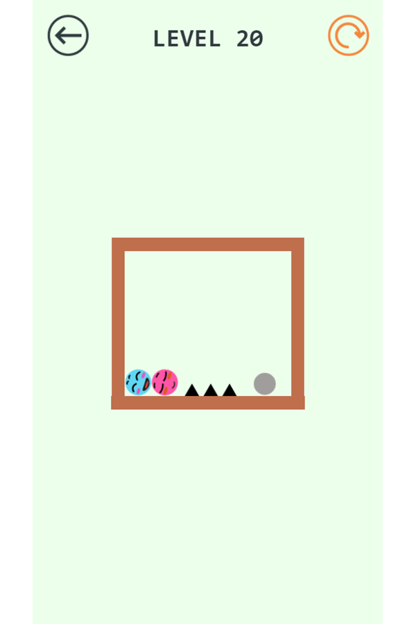 Pin Love Balls Game Level 20 Screenshot.