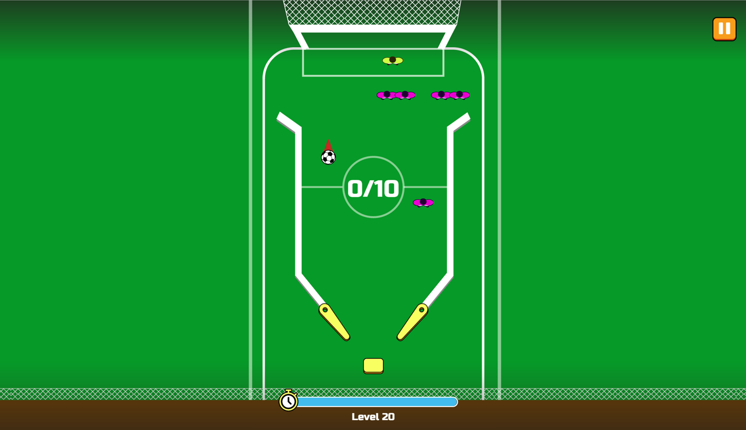 Pinball World Cup Game Final Level Screenshot.