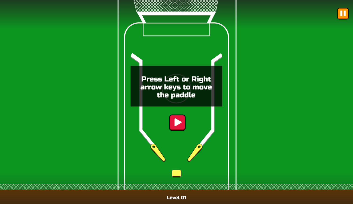 Pinball World Cup Game How To Play Screenshot.