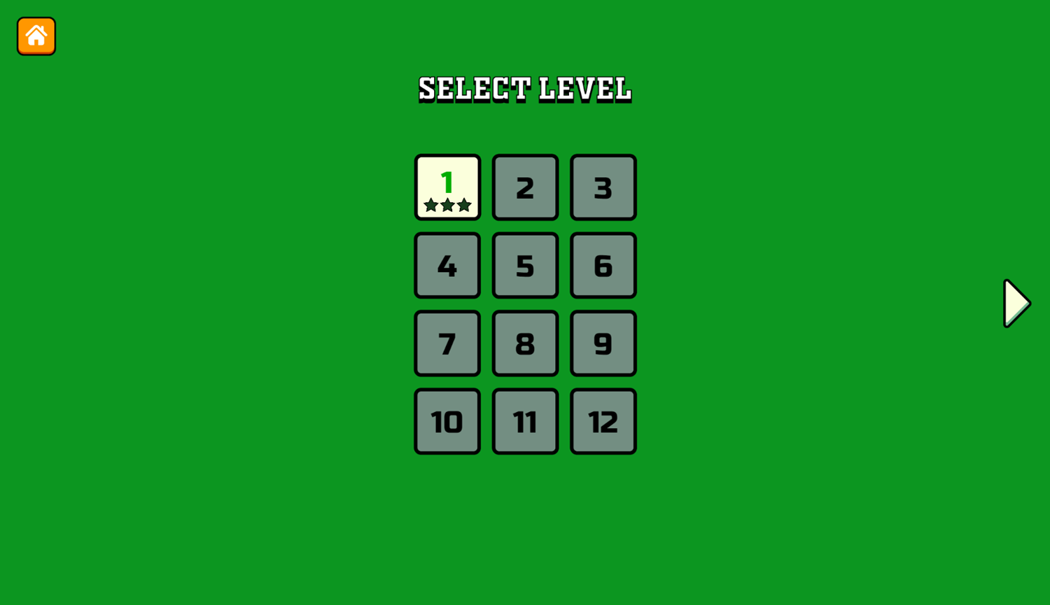 Pinball World Cup Game Select Level Screenshot.