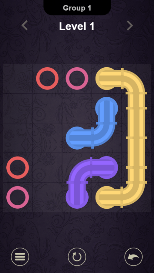 Pipe Connect Game Level Play Screenshot.