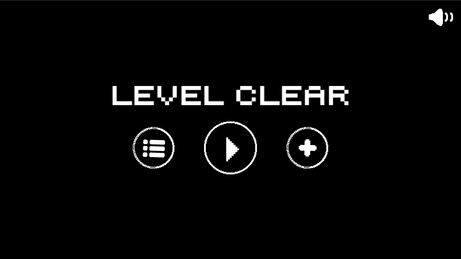 Pixel Dash Game Level Clear Screen Screenshot.