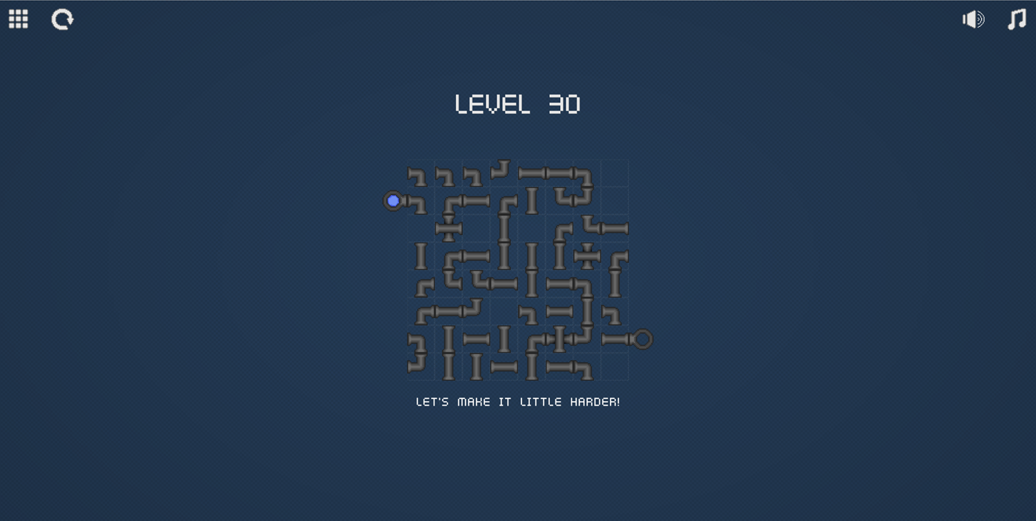 Pixel Pipes Gameplay Screenshot.