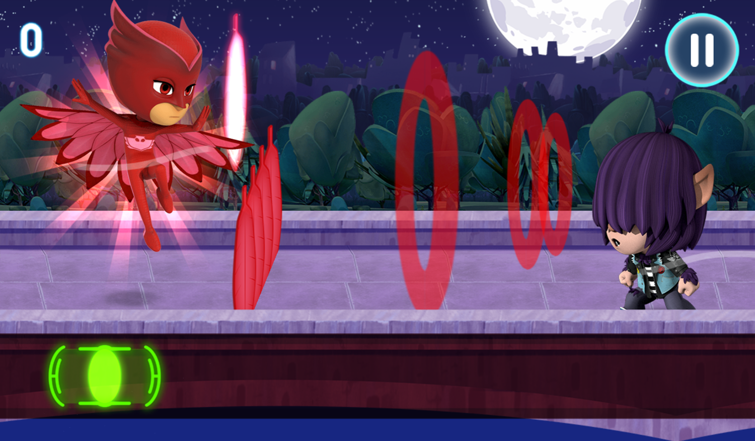 PJ Masks Howling Havoc Game Play Screenshot.