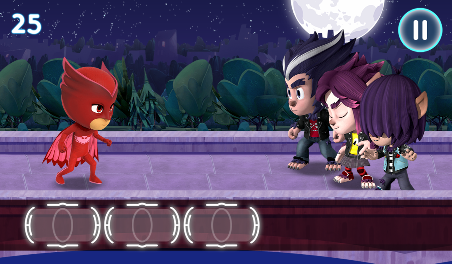 PJ Masks Howling Havoc Game Versus 3 Screenshot.