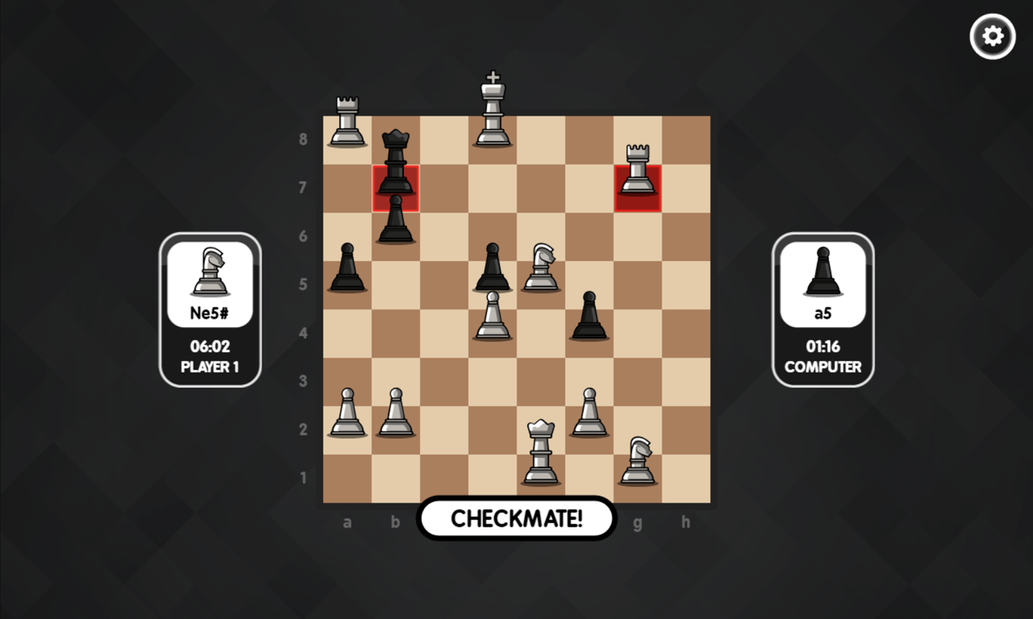 Play Chess Game Checkmate Screenshot.