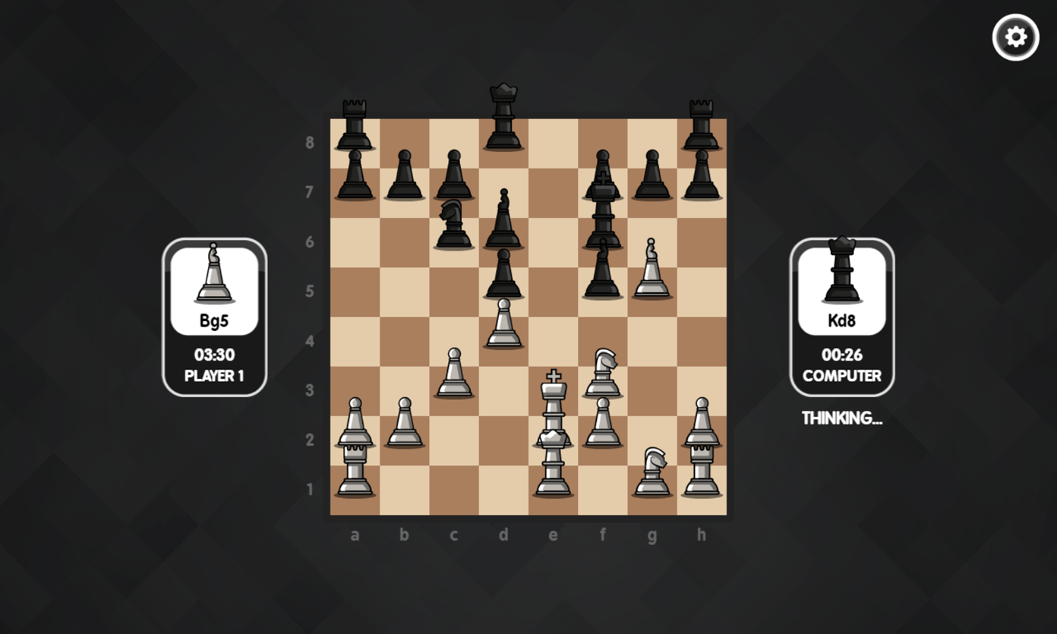 Play Chess Game Play Screenshot.