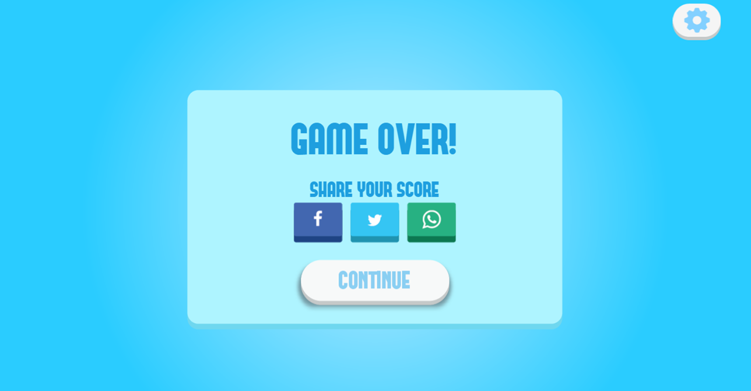 Play Maze Game Over Screenshot.