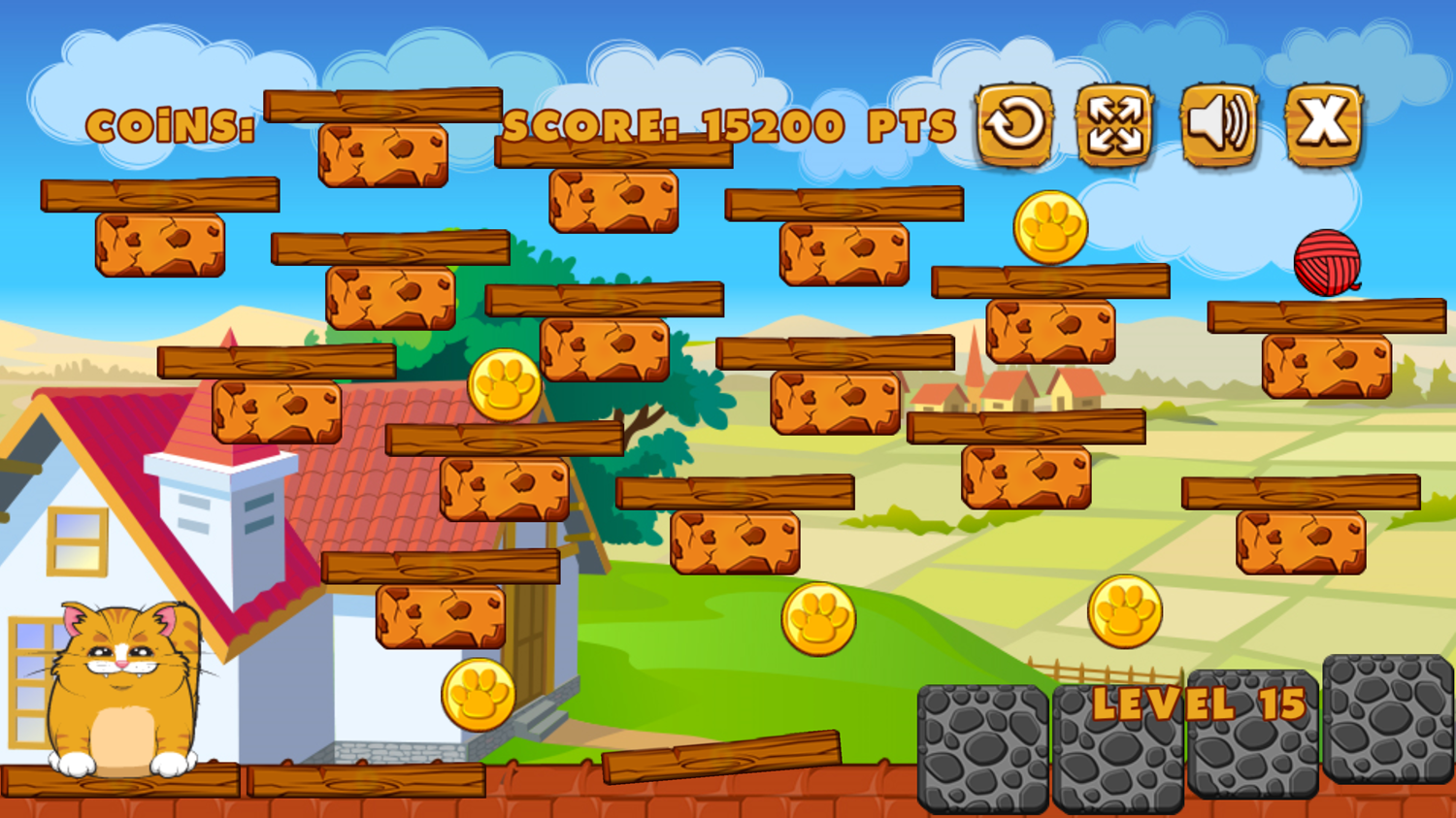 Playful Kitty Game Screenshot.