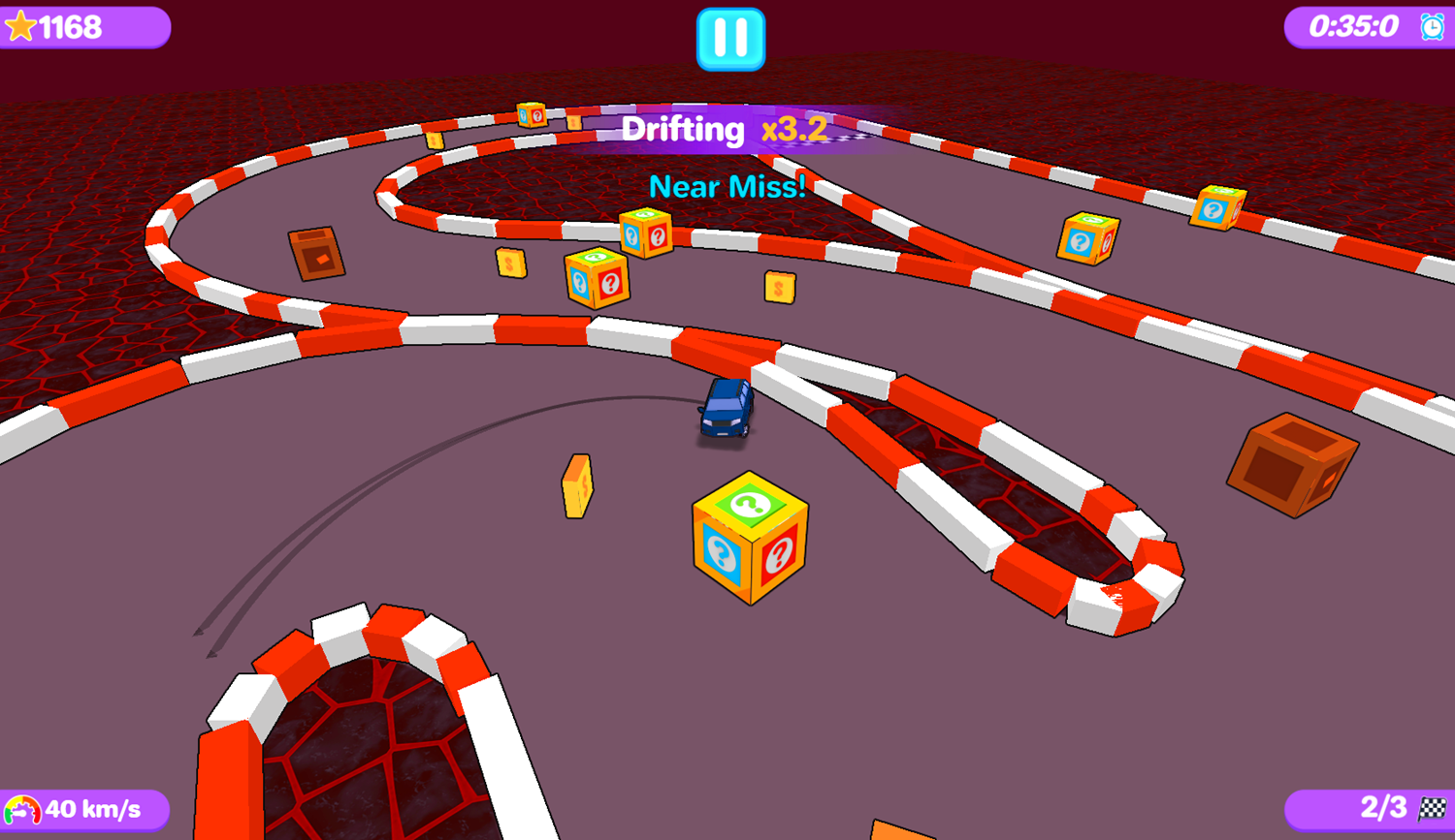 Pocket Drift Game Next Level Screenshot.