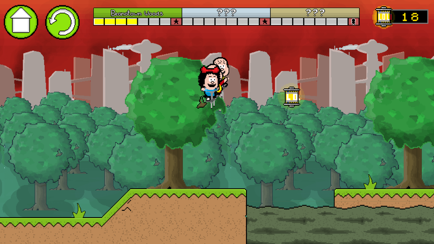 Pogo to the Future Game Screenshot.