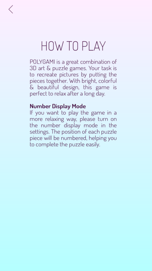 Polygami Game How To Play Screenshot.