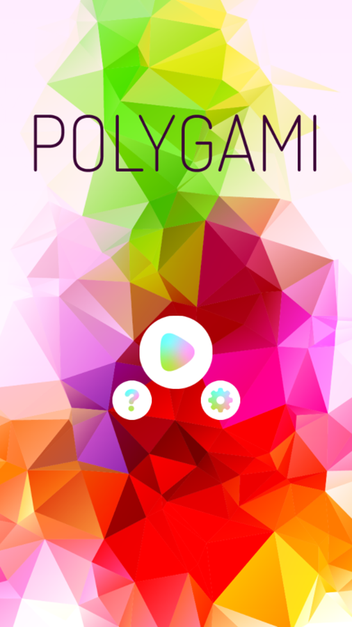 Polygami Game Welcome Screen Screenshot.