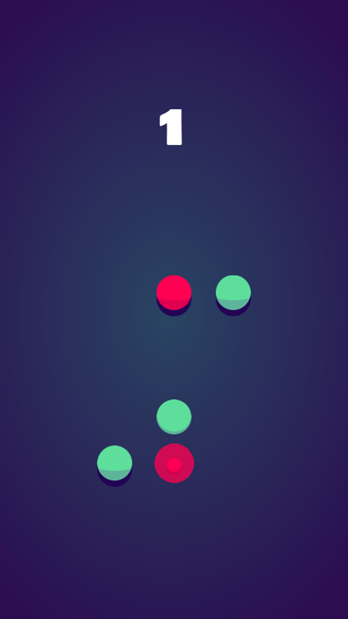 Pong Ball Game Start Screenshot.