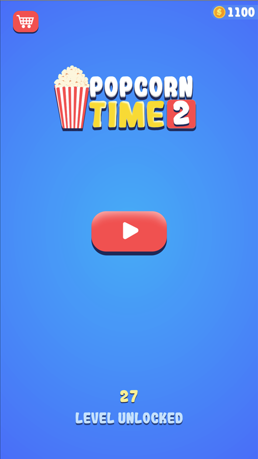 Popcorn Time 2 Game Welcome Screen Screenshot.