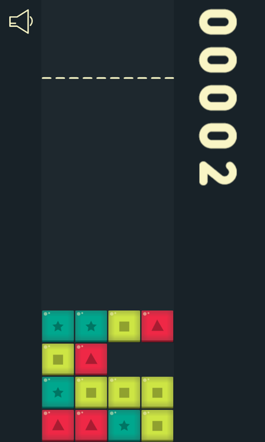 Poptris Game Screenshot.