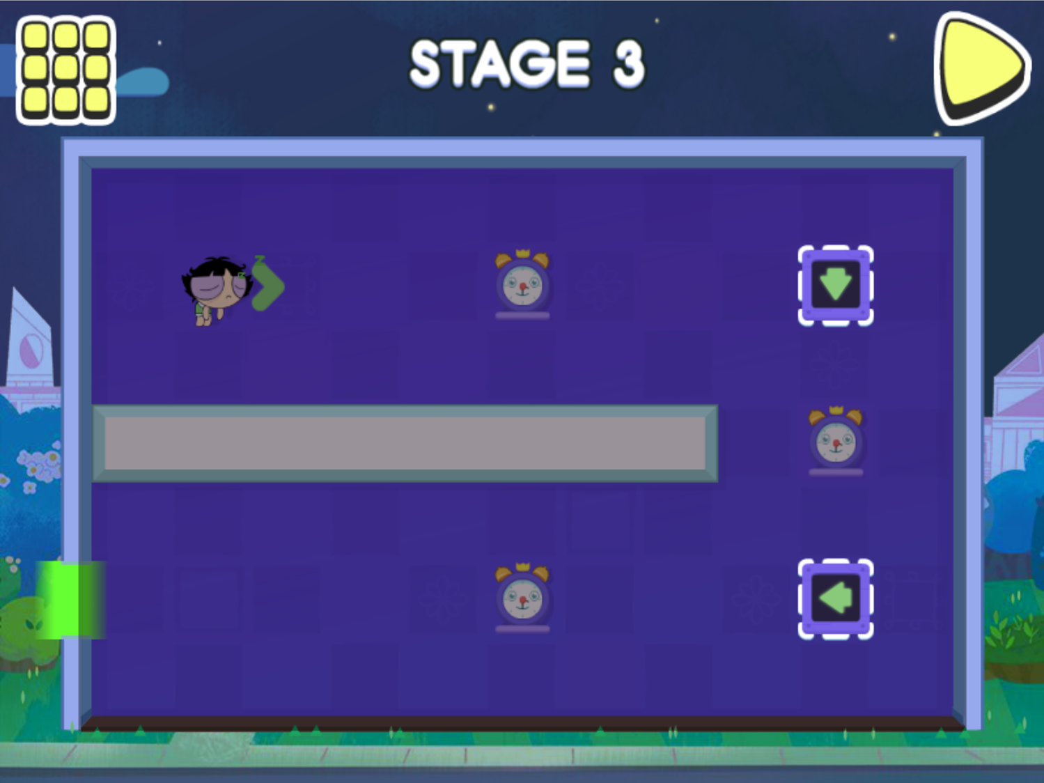 Powerpuff Girls Morning Mayhem Gameplay Screenshot.